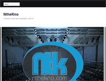 Tablet Screenshot of nthekno.com